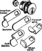 Mailbox Lock/5 Cams Assortment