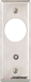 Mortise Key Switch, Momentary, Narrow Gang , 12/24VDC, SPDT, Bi-Color LED, 626/US26D Satin Chrome