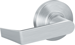 Grade 1 Entrance Rhodes Lever, (FSIC) Full Sized IC, Less Core, 2-3/4in Backset, UL, ANSI Strike, 605/US3 Bright Brass