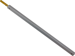 Bottom Rod, Guide and Connectors Kit, for 3327A/9927/9957 Kit, for SVR Surface Vertical Rod Exit Devices, 628/US28 Anodized Aluminum