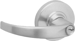 Grade 1 Double Cylinder Store Function, Cylindrical Lock, Sparta Lever, Key in Lever, 6-Pin C Keyway (Brushed Chrome Cylinder 626), 2-3/4in Backset, UL, ANSI Strike, 626/US26D Satin Chrome