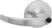 Grade 1 Classroom, Cylindrical Lock, Sparta Lever, Key in Lever, Less Cylinder, 2-3/4in Backset, UL, ANSI Strike, 626/US26D Satin Chrome