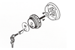 Key Locking Flat Gard Dial