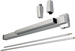 KIT - SVR Surface Vertical Rod Exit Device, 210DT Offset Pull Dummy Trim, 36in x 84in, Hex Dogging, Grade 1, 689/SP28 Powder-Coated Aluminum