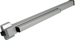Fire Rated Rim Exit Device, Exit Only No Trim, 36in, No Dogging, Grade 1, 689/SP28 Powder-Coated Aluminum