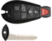 Jeep 6 Button Remote FOBIK L,U,P,T,G,RS