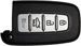 Hyundai 4 Button PEPS Remote L,U,P,T