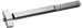 Square Bolt Rim Exit Device, Less Trim, Hex Key Dogging, 36in, Grade 1, 630/US32D Stainless Steel