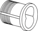 Mortise Cylinder LC w/ Ring CT-Z01
