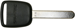 Honda R/W Transponder Key