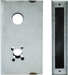 Weldable Gate Box SCH L Mortise Lock