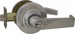 Entry Clutched Lever Lockset, Marks C Keyway, 6 Pin, 2-3/4in Backset, ANSI Strike, Grade 2, 625/US26 Bright Chrome