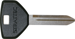 Chrysler Key GRV84 Y157-P Molded Head