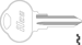 Club Key Blank CB9 CLB9