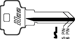 Dexter Key 5-Pin Head Schlage Keyway