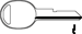 GM Key Blank S1098D 320653
