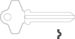 Schlage Key Blank 1307A