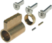 Knob (Key-in-Knob) Cylinder Housing with Spring Cover, Less Plug