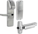 KIT - Magnetic Stripe (Swipe Card) and Keypad Network Hardwired Classroom/Storeroom, Exit Trim for RIM or CVR (Concealed Vertical Rod/Cable) Exit Devices, Sparta Lever, FSIC (Schlage Full Size IC), Less Core, UL, Field Reversible Handing, Grade 1, 626/US26D Satin Chrome