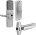 KIT - Multi-Technology Reader Network Hardwired Classroom/Storeroom, Exit Trim for RIM or CVR (Concealed Vertical Rod/Cable) Exit Devices, Sparta Lever, Key-in-Lever, Less Cylinder, UL, Field Reversible Handing, Grade 1, 626/US26D Satin Chrome