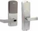 KIT - Multi-Technology Reader Network Hardwired Classroom/Storeroom, Mortise Lock, Rhodes Lever, SFIC (Small Format IC), Less Core, 2-3/4in Backset, UL, ANSI Strike, Field Reversible Handing, Grade 1, 626/US26D Satin Chrome