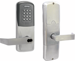 KIT - Multi-Technology Reader and Keypad Network Hardwired Classroom/Storeroom, Cylindrical Lock, Rhodes Lever, SFIC (Small Format IC), Less Core, 2-3/4in Backset, UL, ANSI Strike, Field Reversible Handing, Grade 1, 626/US26D Satin Chrome