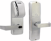 KIT - Magnetic Stripe (Swipe Card) Network Hardwired Classroom/Storeroom, Mortise Lock, Rhodes Lever, SFIC (Small Format IC), Less Core, 2-3/4in Backset, UL, ANSI Strike, Field Reversible Handing, Grade 1, 626/US26D Satin Chrome