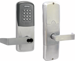 KIT - Multi-Technology Reader and Keypad Network Hardwired Classroom/Storeroom, Cylindrical Lock, Rhodes Lever, FSIC (Schlage Full Size IC), Core Included, C Keyway (1-Bitted Brushed Chrome Cylinder 626), 2-3/4in Backset, UL, ANSI Strike, Field Reversible Handing, Grade 1, 626/US26D Satin Chrome