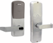 KIT - Multi-Technology Reader Network Hardwired Classroom/Storeroom, Mortise Lock, Rhodes Lever, FSIC (Schlage Full Size IC), Less Core, 2-3/4in Backset, UL, ANSI Strike, Field Reversible Handing, Grade 1, 626/US26D Satin Chrome