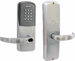 KIT - Multi-Technology Reader and Keypad Network Hardwired Classroom/Storeroom, Mortise Lock, Sparta Lever, SFIC (Small Format IC), Less Core, 2-3/4in Backset, UL, ANSI Strike, Field Reversible Handing, Grade 1, 626/US26D Satin Chrome