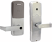 KIT - Multi-Technology Reader Network Hardwired Privacy, Mortise Lock, Rhodes Lever, Key-in-Lever, Less Cylinder, 2-3/4in Backset, UL, ANSI Strike, Field Reversible Handing, Grade 1, 626/US26D Satin Chrome