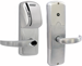 KIT - Magnetic Stripe (Swipe Card) Network Hardwired Privacy, Mortise Lock, Sparta Lever, FSIC (Schlage Full Size IC), Less Core, 2-3/4in Backset, UL, ANSI Strike, Field Reversible Handing, Grade 1, 626/US26D Satin Chrome