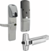 KIT - Magnetic Stripe (Insert Card) Networked Wireless Classroom/Storeroom, Exit Trim for RIM or CVR (Concealed Vertical Rod/Cable) Exit Devices, Sparta Lever, FSIC (Schlage Full Size IC), Less Core, UL, Field Reversible Handing, Grade 1, 626/US26D Satin Chrome