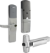 KIT - Multi-Technology Reader Networked Wireless Classroom/Storeroom, Exit Trim for RIM or CVR (Concealed Vertical Rod/Cable) Exit Devices, Sparta Lever, FSIC (Schlage Full Size IC), Core Included, C Keyway (1-Bitted Brushed Chrome Cylinder 626), UL, Field Reversible Handing, Grade 1, 626/US26D Satin Chrome