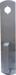 Nightlatch Trim, Pull Handle on Plate for 98/9975 Mortise Exit Devices, 626/US26D Satin Chrome