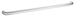 Tubular Push Bar, 33in Center to Center (CTC), 1in Diameter, 1-3/4in Door Thickness, Thru Bolt with Finish Washer (T1), 630/US32D Stainless Steel