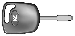 Jaguar Transponder Key - Tibbe