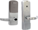 KIT - Multi-Technology Reader Stand Alone Office, Mortise Lock, Sparta Lever, FSIC (Schlage Full Size IC), Less Core, 8AA Battery Kit, 2-3/4in Backset, UL, ANSI Strike, Field Reversible Handing, Grade 1, 626/US26D Satin Chrome