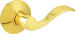 Dummy Accent Lever, Grade 2, 605/US3 Bright Brass