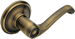 Dummy Flair Lever, Grade 2, Left Hand, 609/US5 Antique Brass