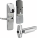 KIT - Magnetic Stripe (Insert Card) Networked Wireless Classroom/Storeroom, Exit Trim for RIM or CVR (Concealed Vertical Rod/Cable) Exit Devices, Sparta Lever, SFIC (Small Format IC), Less Core, 8AA Battery Kit, UL, Field Reversible Handing, Grade 1, 626/US26D Satin Chrome