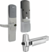 KIT - Multi-Technology Reader Networked Wireless Classroom/Storeroom, Exit Trim for RIM or CVR (Concealed Vertical Rod/Cable) Exit Devices, Sparta Lever, FSIC (Schlage Full Size IC), Core Included, C Keyway (1-Bitted Brushed Chrome Cylinder 626), 8AA Battery Kit, UL, Field Reversible Handing, Grade 1, 626/US26D Satin Chrome