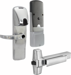 KIT - Magnetic Stripe (Insert Card) Networked Wireless Classroom/Storeroom, Exit Trim for RIM or CVR (Concealed Vertical Rod/Cable) Exit Devices, Sparta Lever, FSIC (Schlage Full Size IC), Less Core, 8AA Battery Kit, UL, Field Reversible Handing, Grade 1, 626/US26D Satin Chrome