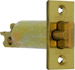 Deadlatch 2-3/4in Square B250 Series, 1-1/8in x 2-1/4in, 605/US3 Bright Brass