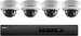 4K Value Express Kit, (1) 4-Channel PoE NVR, (4) 4 MP Outdoor IR Network Turret Cameras