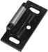 Fire Rated Strike - (Standard), Height 13/16in, 622 Powder-Coated Matte Black