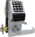 Networx Prox Reader & Keypad Double Sided Cylindrical Lock, Schlage C Keyway, 5000 Users, 35,000 Audit Trail, Supports 802.11 or Ethernet, No Hardwiring, 626/US26D Satin Chrome