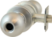 6-Line Storeroom Knob Lock, B Knob, 2-3/4in Backset, 808 ANSI Strike, Less Cylinder, 626/US26D Satin Chrome