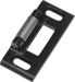 Strike, Height 9/16in, 622 Powder-Coated Matte Black