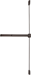 KIT - SVR Surface Vertical Rod Exit Device, 210DT Offset Pull Dummy Trim, 36in x 84in, Hex Dogging, Grade 1, 695/SP313 Powder-Coated Dark Bronze
